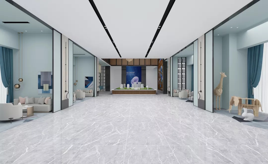 37000Cm威尼斯大板新品|翡翠灰，凝练恬淡纯净的质感空间